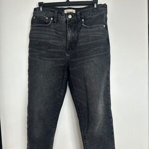 Madewell The Perfect Vintage black stone washed jeans